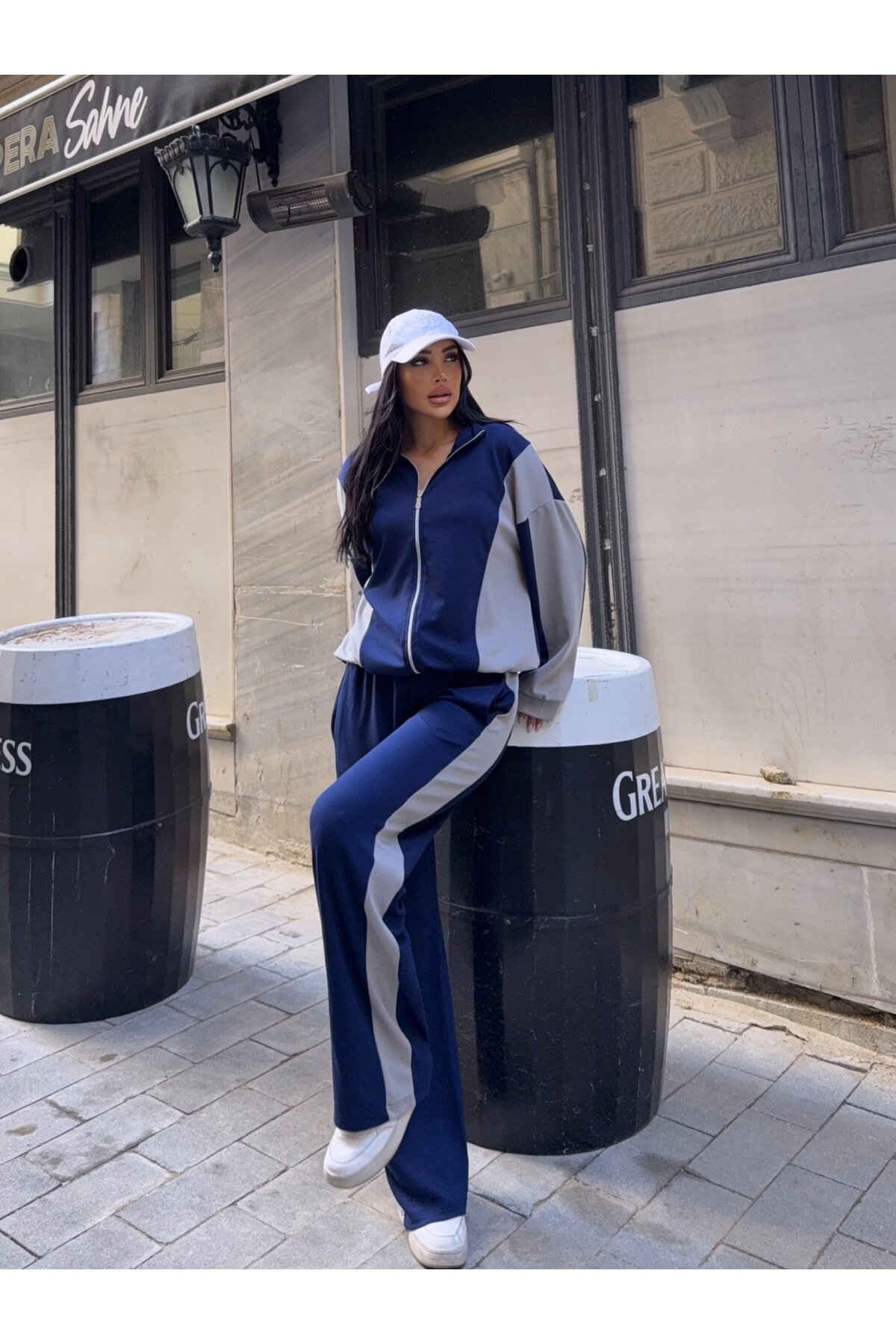 Modal Kumaş Bloklu Mevsimlik Alt Üst Takım