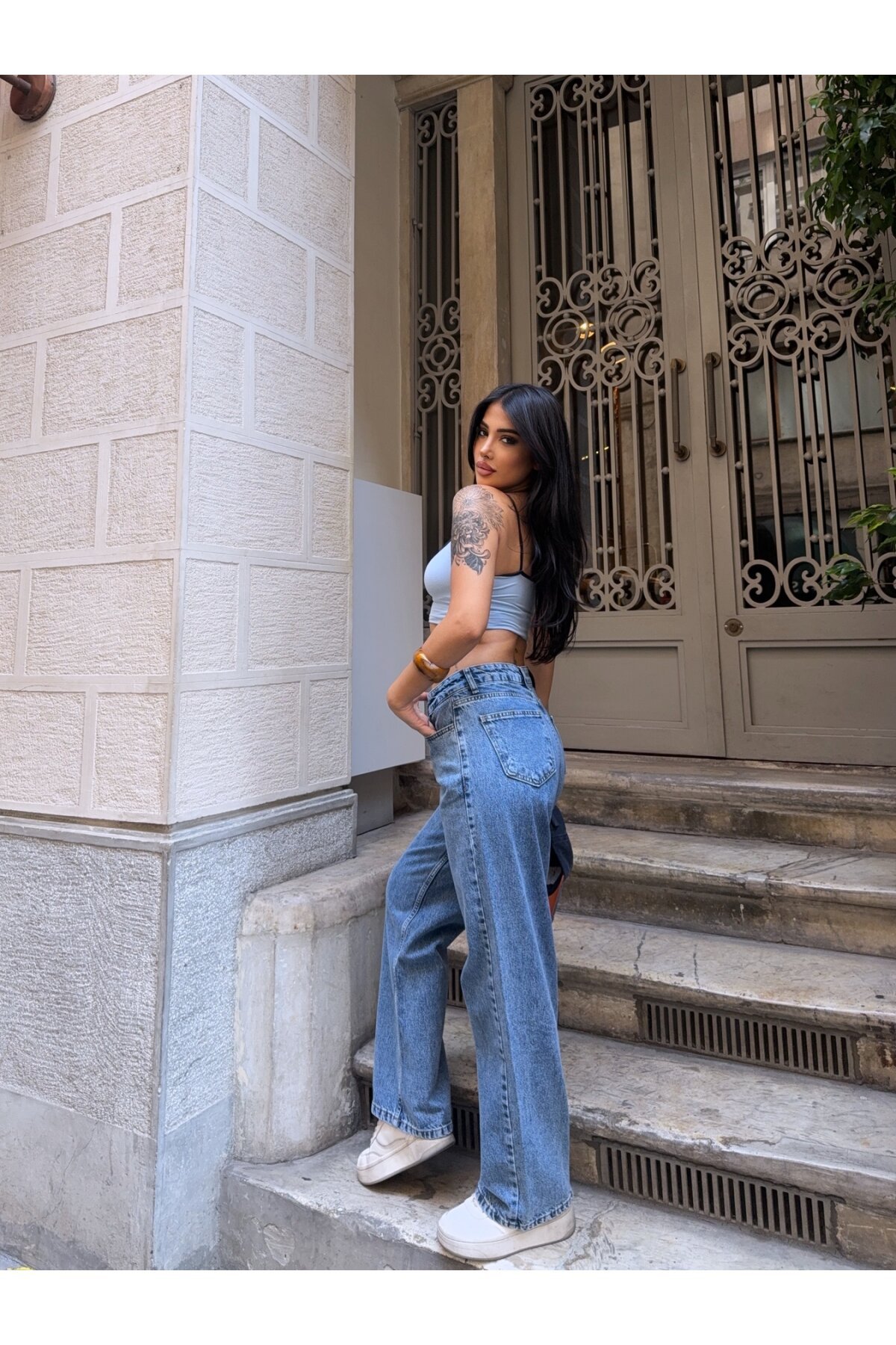 Boru Paça Kot Pantalon