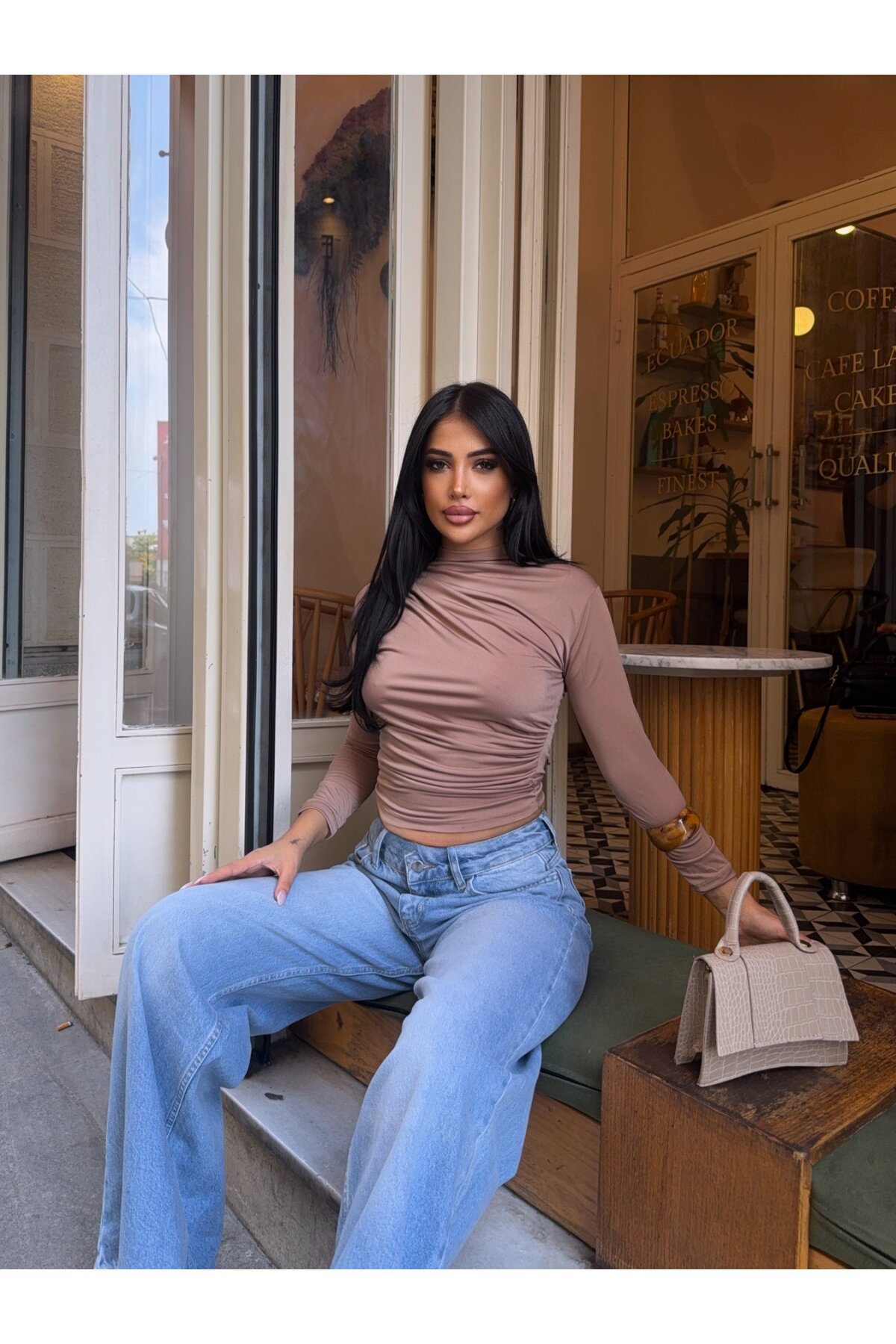 Yarım Balıkçı Vizon Sandy Bluz