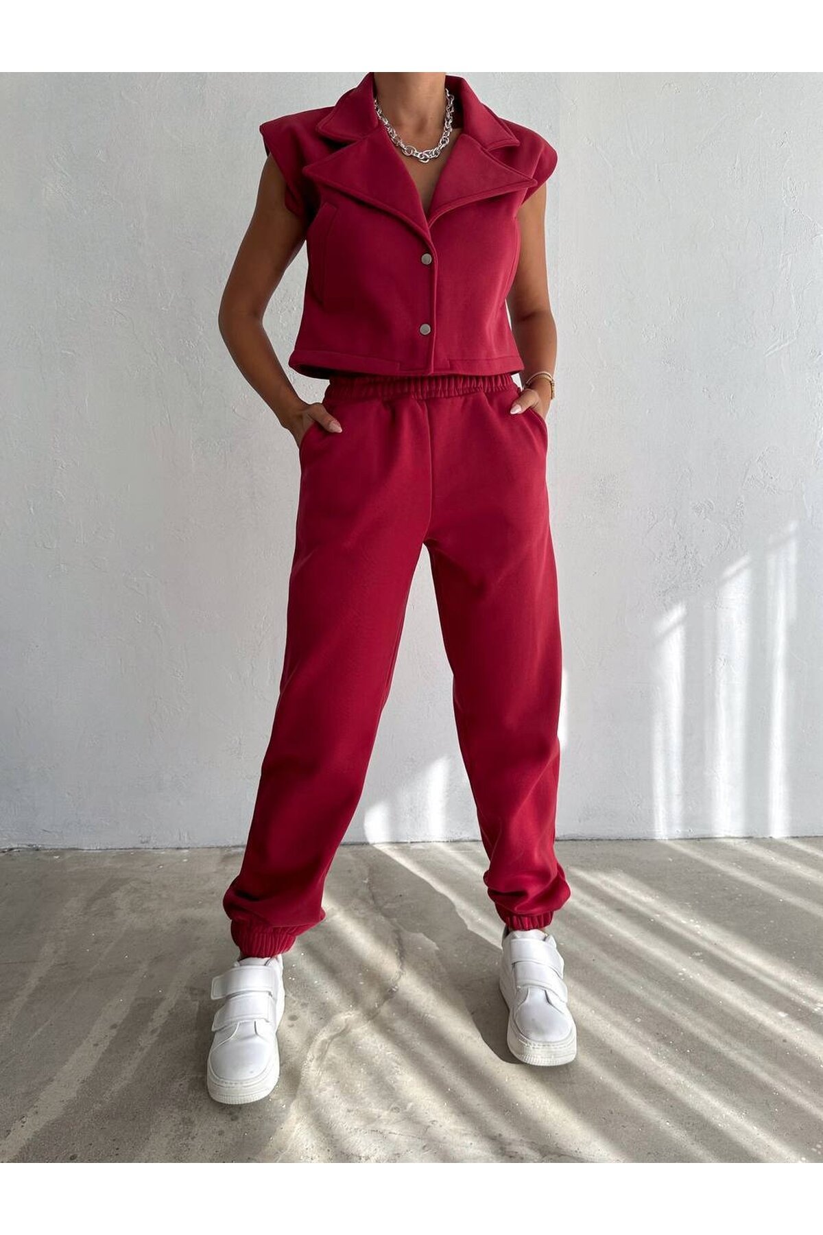 Yelek Eşofman Alt Üst Takım