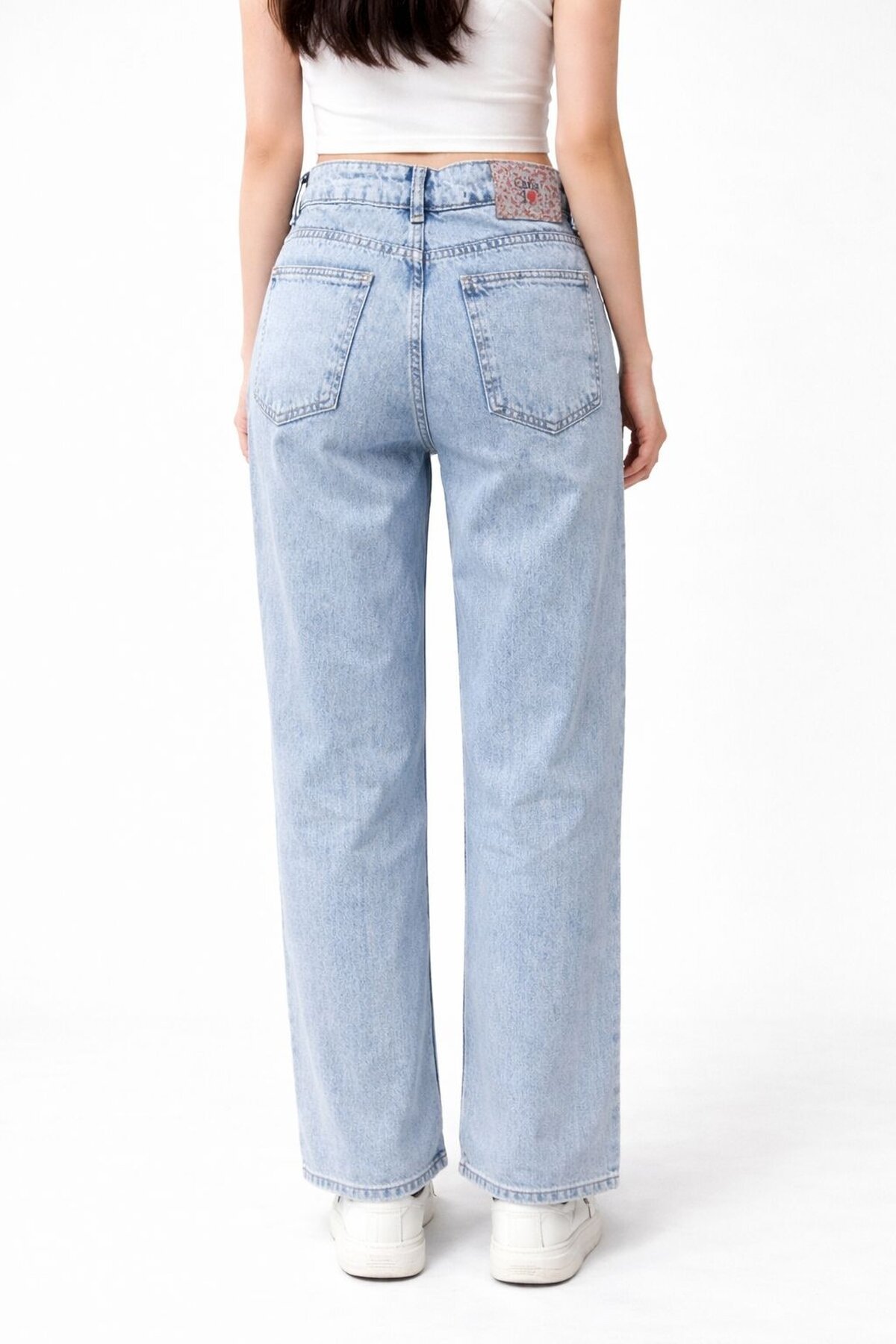 Açık Mavi Geniş Jean