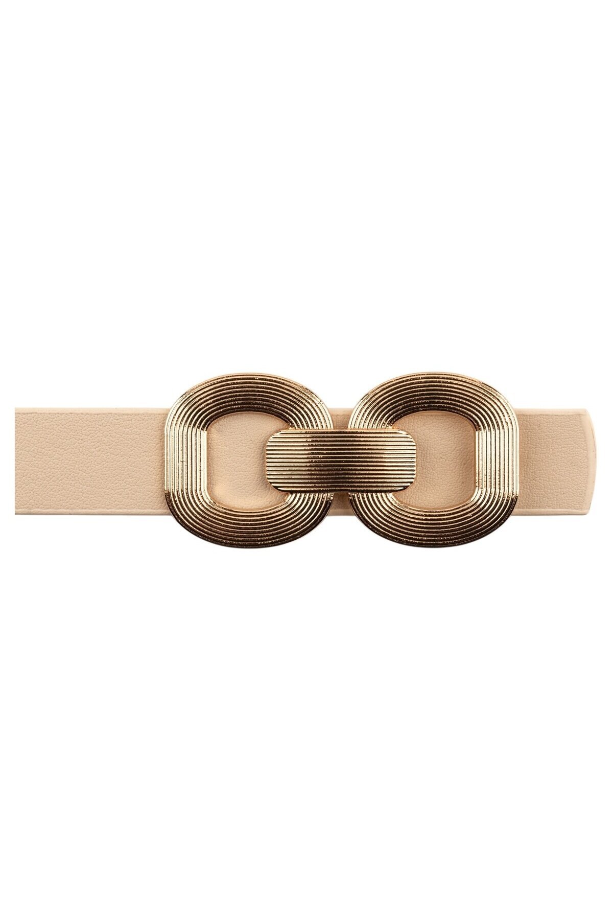 Bağ Tokalı Bej Kadın Kemeri