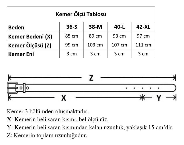 Desenli Yuvarlak Tokalı Taba Kadın Kemeri