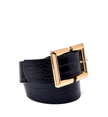 Geniş Tokalı Krokodil Desen Kemer, Ceket Kemeri, Gömlek Kemeri, Elbise Kemeri