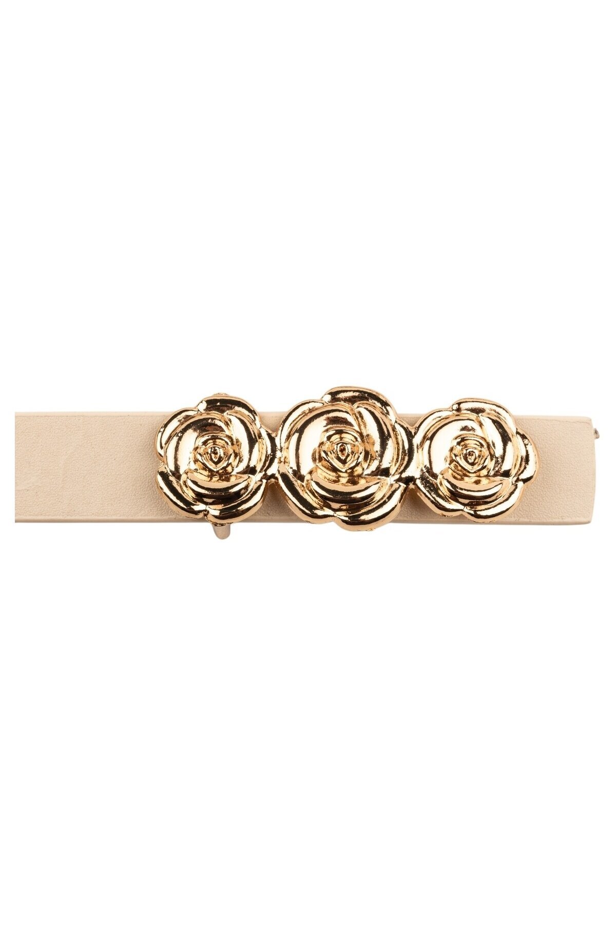 GÜL Tokalı Bej Kadın Kemeri