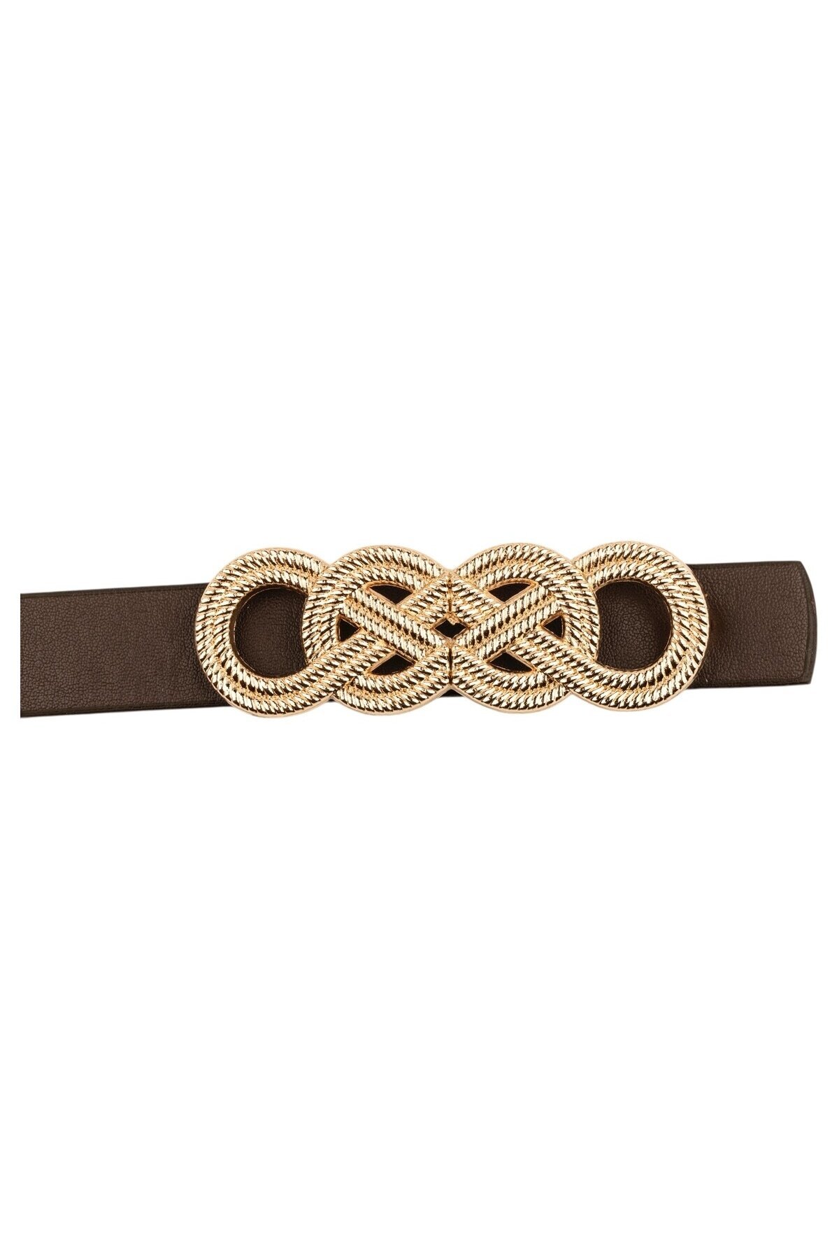 İkili Düğüm Tokalı 4 Lü Set Kadın Kemer