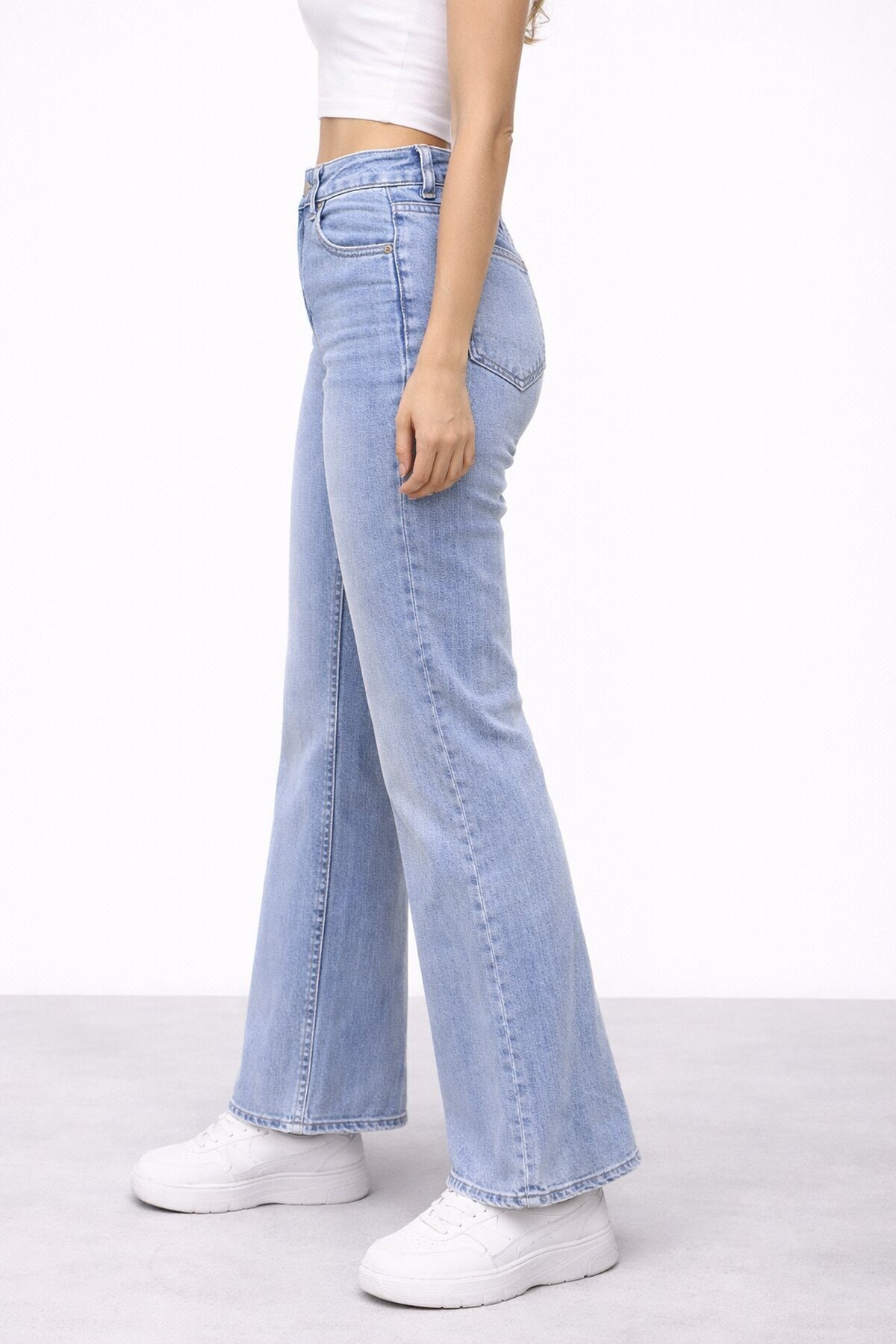 İspanyol Paça Esnek Jean