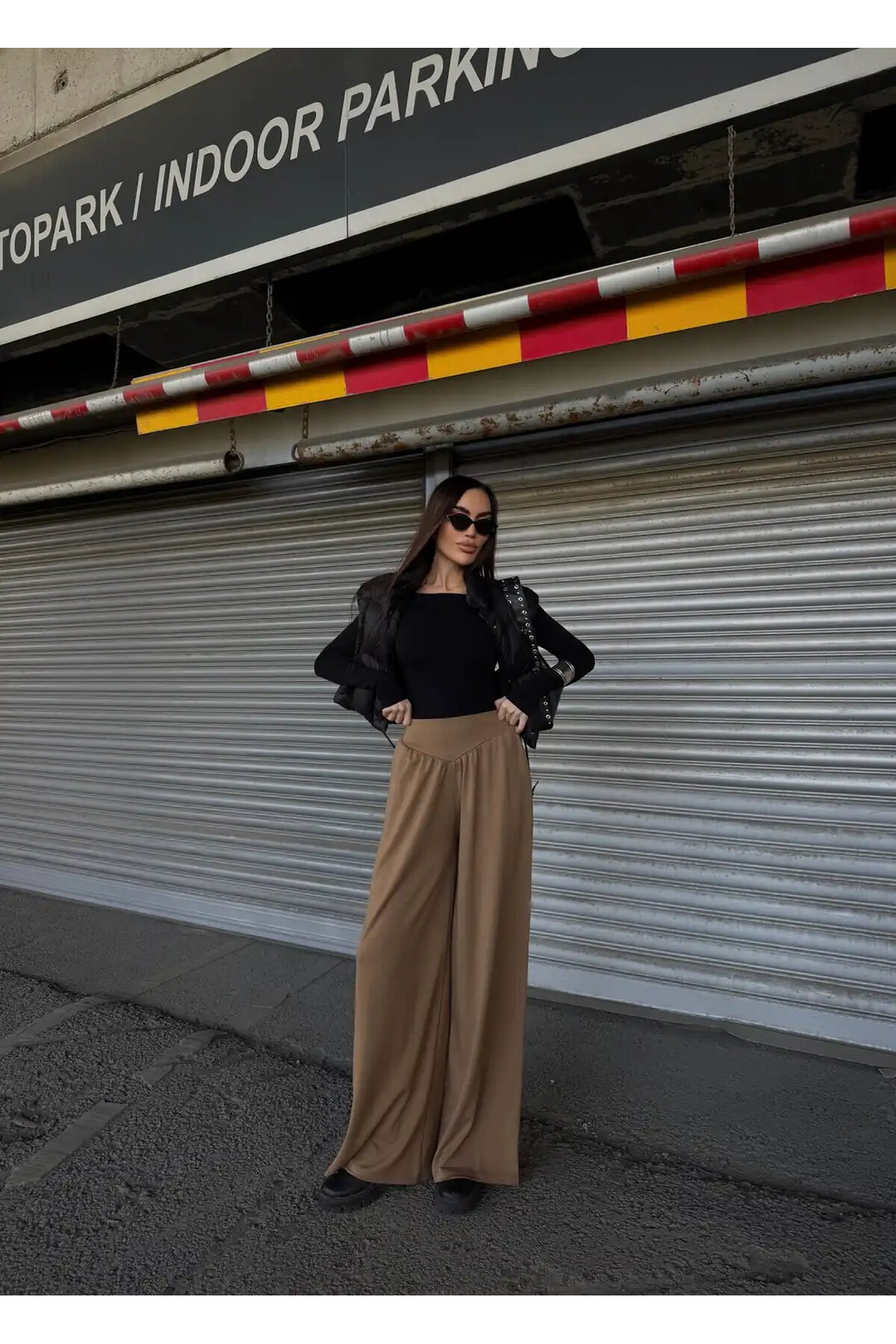 İspanyol Paça Oysho Kumaş Pantolon