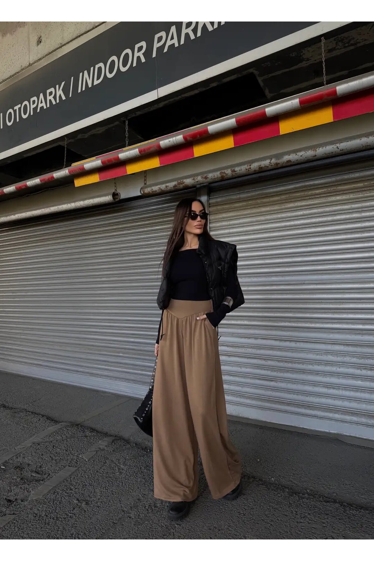 İspanyol Paça Oysho Kumaş Pantolon