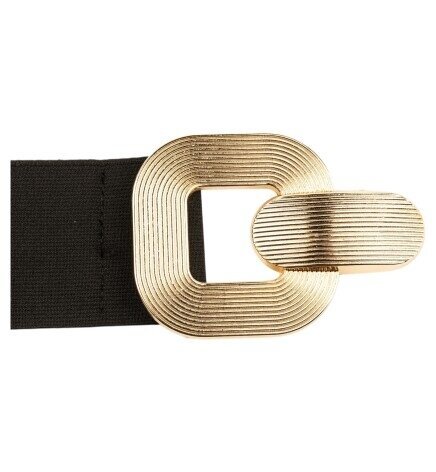 Kadın Çizgili Tokalı Lastikli Kemer 20101