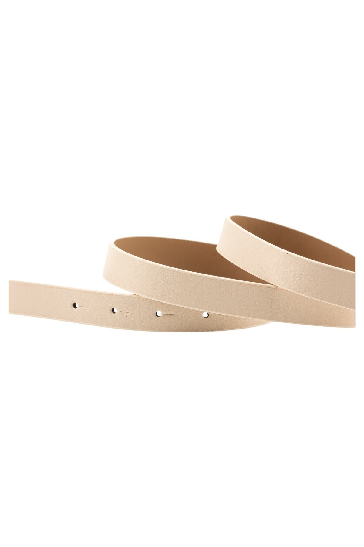 Kadın Modern D Tokalı Bej Kemer