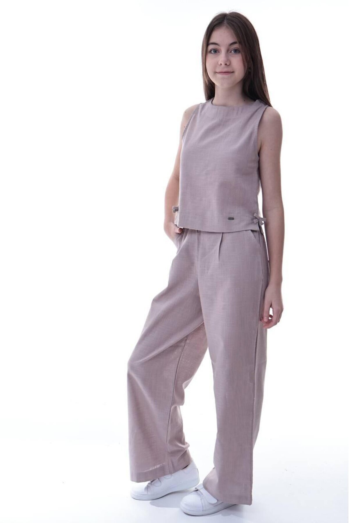 Kız Çocuk İkili Takım Vizon