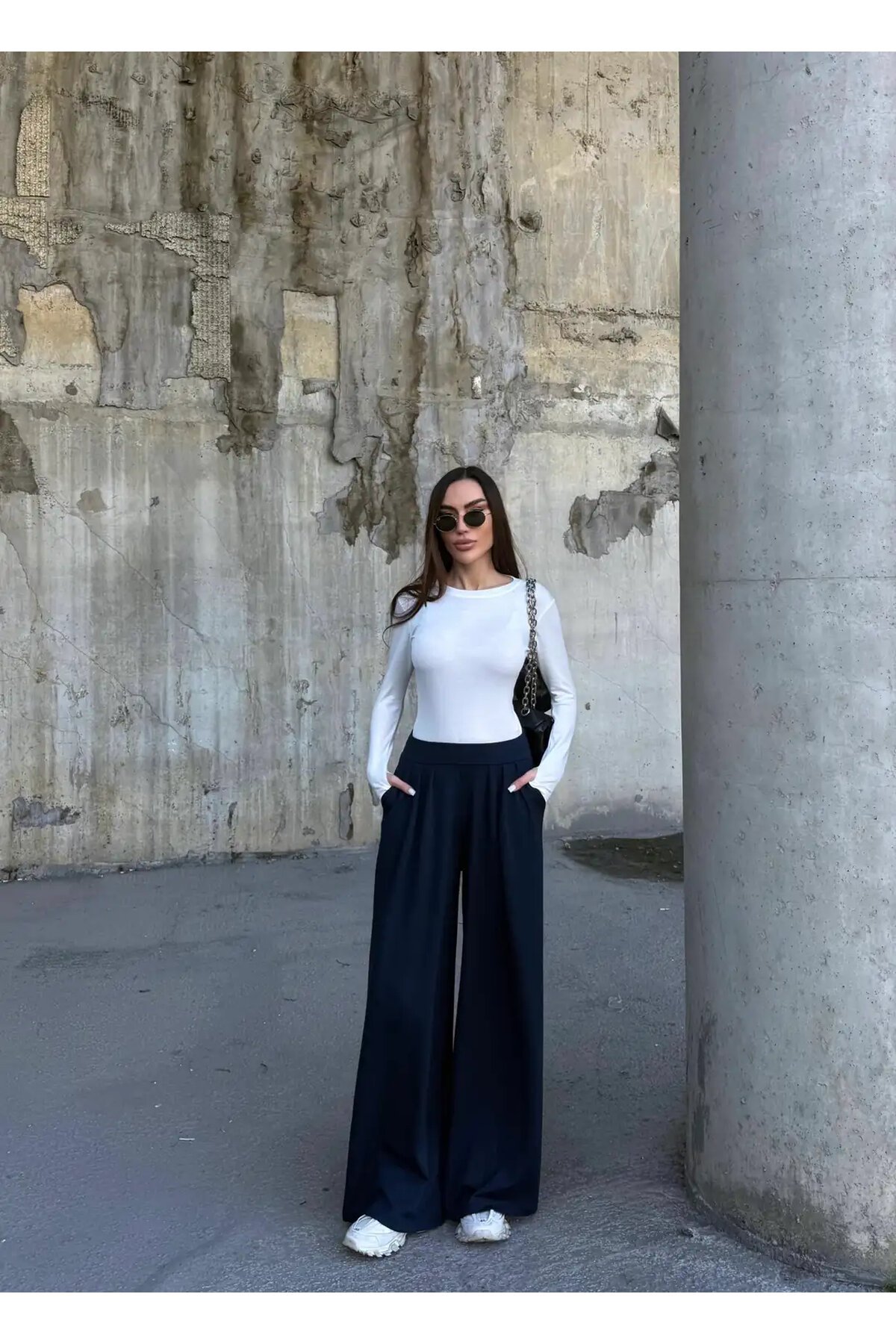 Pile Detaylı İspanyol Paça Oysho Kumaş Pantolon