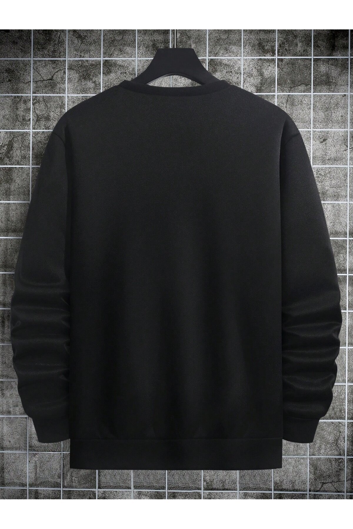 Robotic Ayıcık Robot Baskılı Erkek Sweatshirt