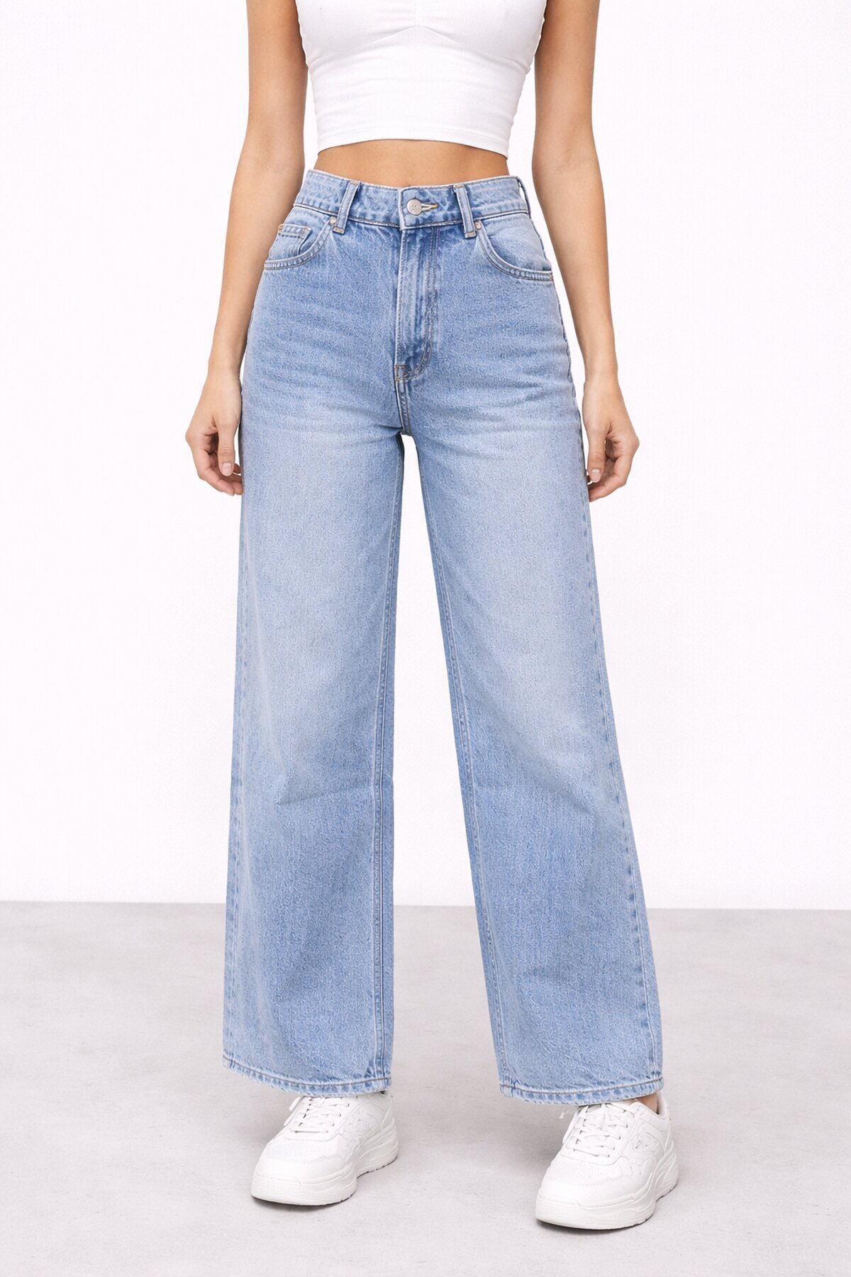 Wide Leg Açık Mavi Jean