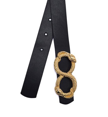 Yılan Desen Pimli Tokalı 2li Kadın Kemeri 20143