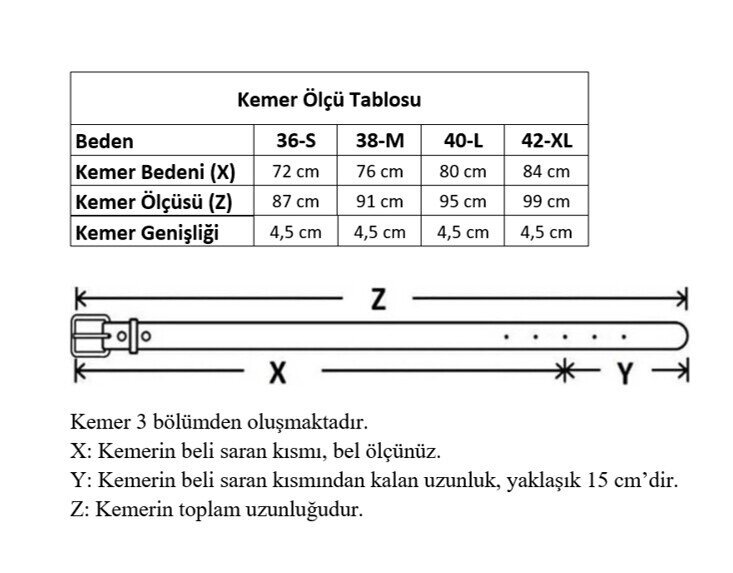Yuvarlak Tokalı Kadın Kemeri, Ceket Kemeri, Elbise Kemeri, Gömlek Kemeri