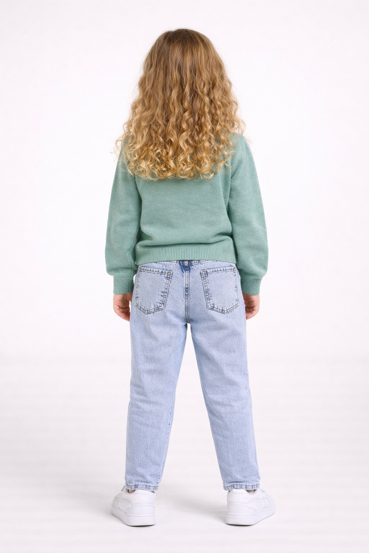 Zambak Kazak Ve Mavi Jean Takım