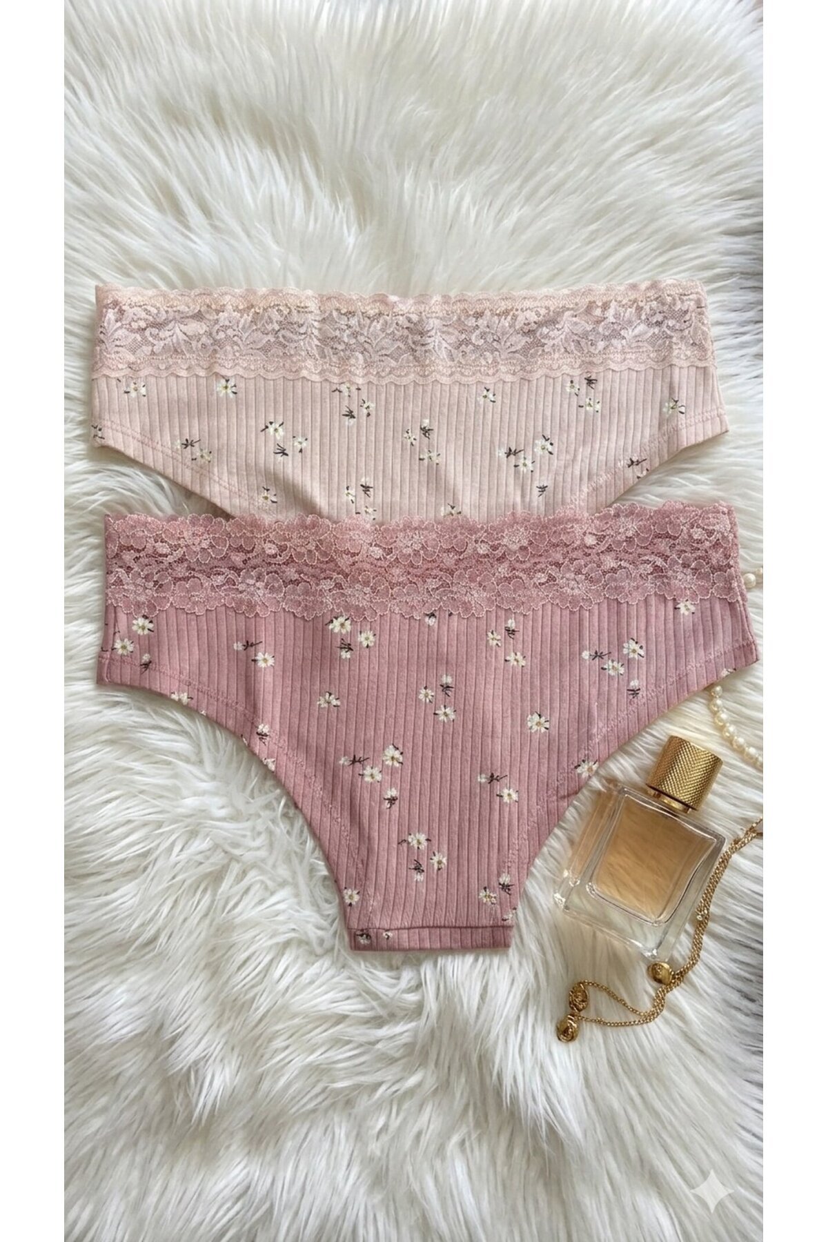 2li Pamuklu Hipster Külot