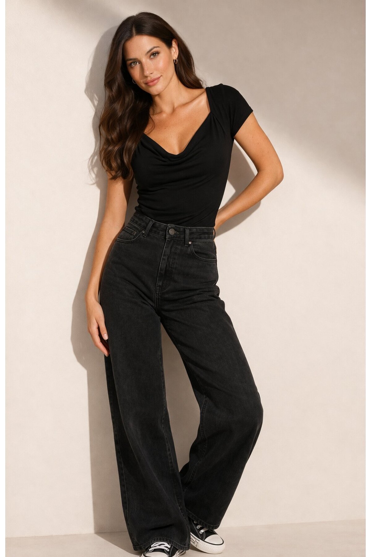 Degaje Yaka Modal Kumaş Bluz – Yumuşak Dokulu, Şık ve Rahat