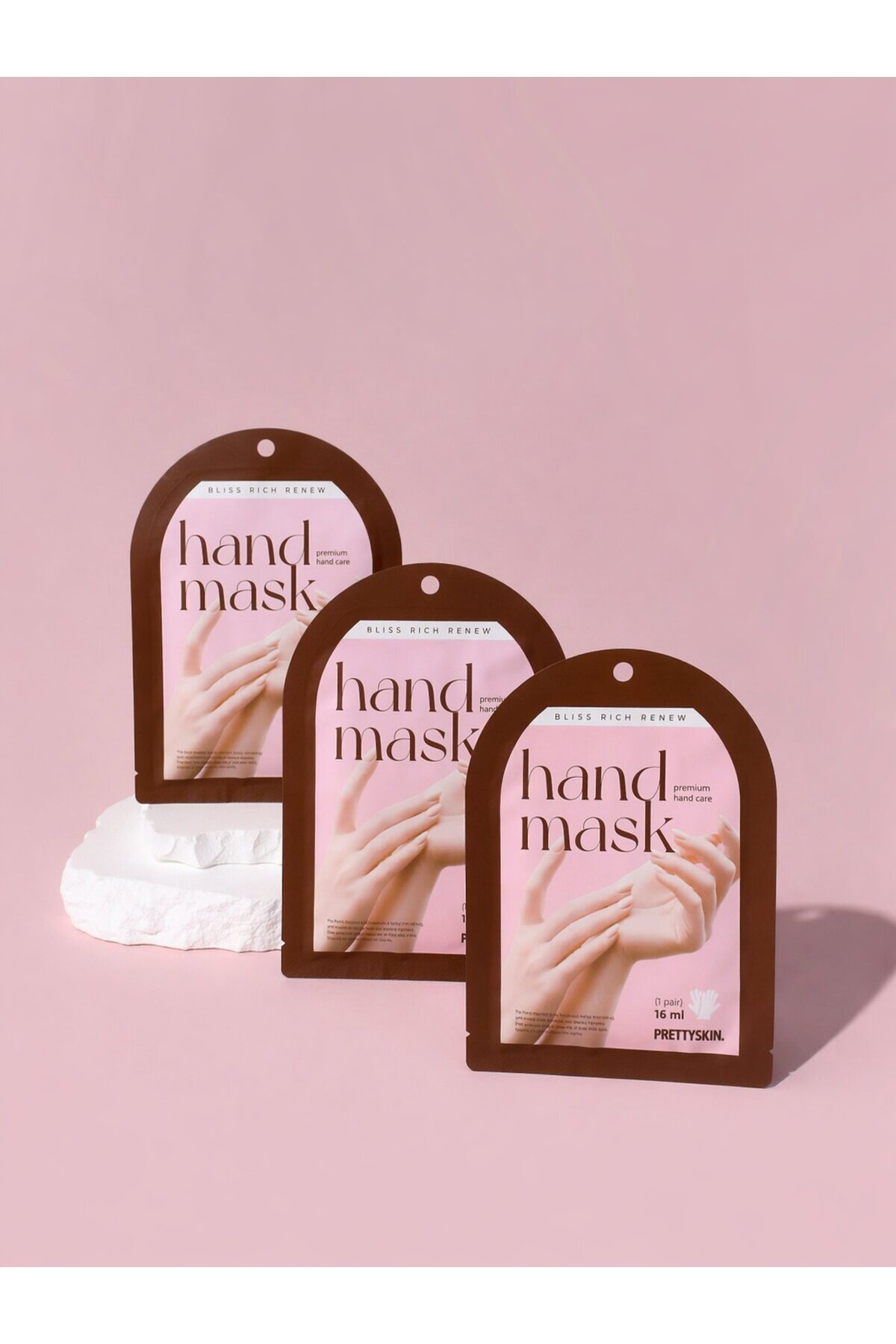 PRETTYSKIN Bliss Rich Renew Hand Mask 16 ml | Nemlendirici El Bakım Maskesi 3lü Set