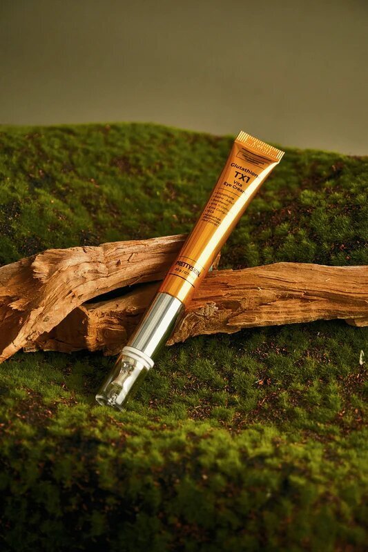 PRETTYSKIN Glutathione TX1 Vita Eye Cream 20 g | Soğutucu Titreşimli Aplikatör Aydınlatıcı ve Kırışıklık Karşıtı Göz Çevresi Kremi