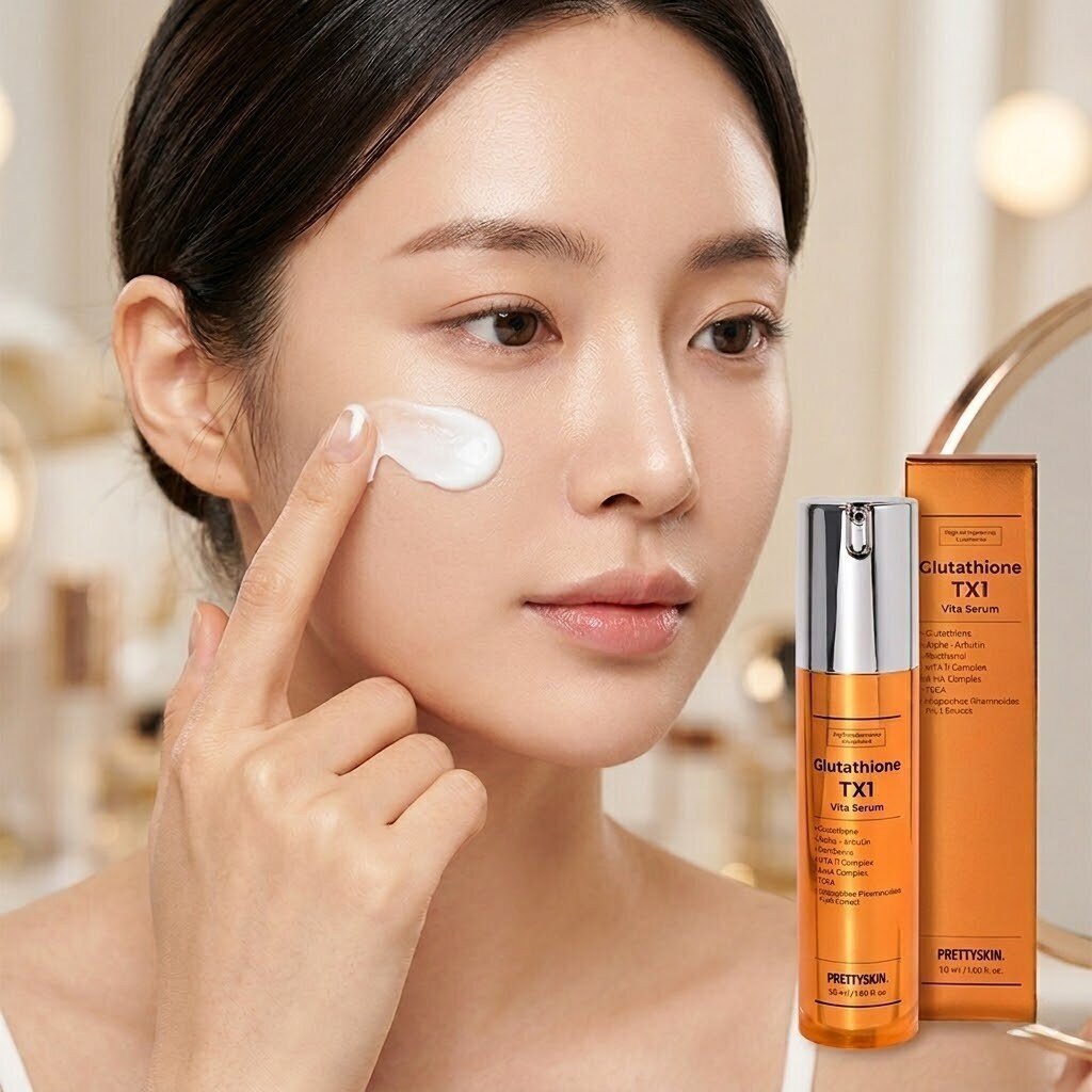 PRETTYSKIN Glutathione TX1 Vita Eye Cream & Glutathione TX1 Vita Serum