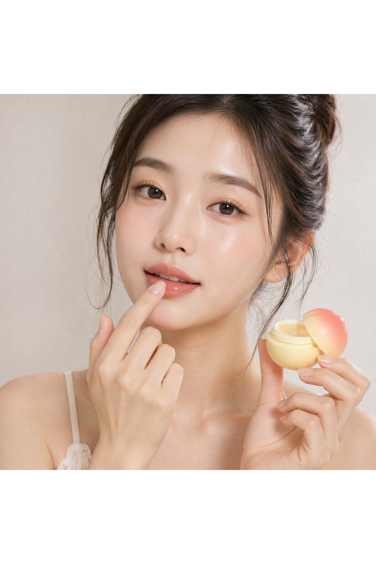 PRETTYSKIN Peach Lip Balm  & Cherry Lip Balm