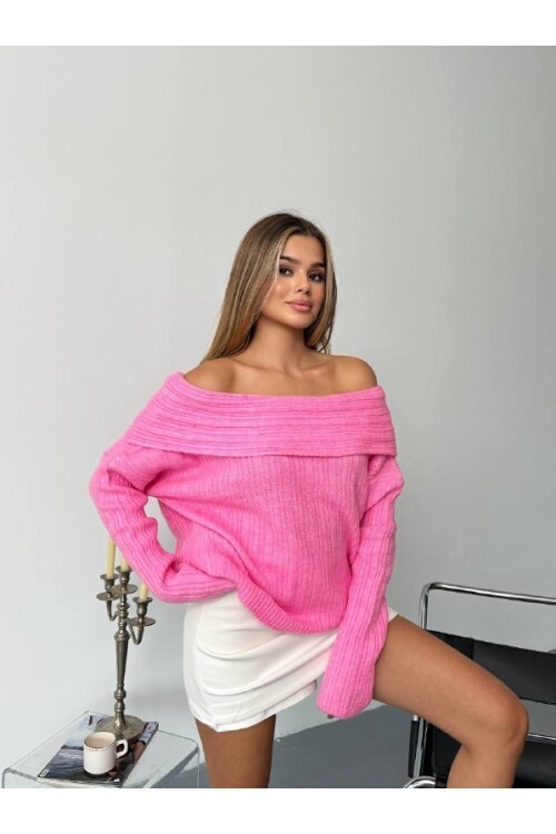 Madonna Yaka Triko Bluz