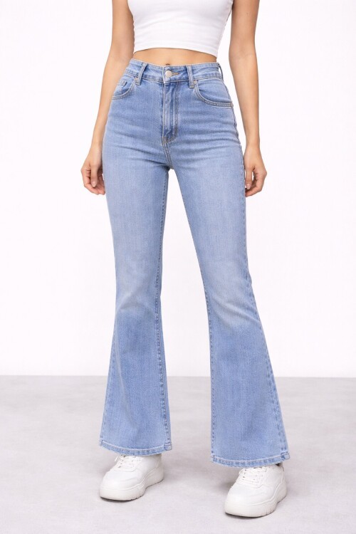 İspanyol Paça Esnek Jean