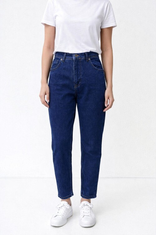Koyu Lacivert Jean