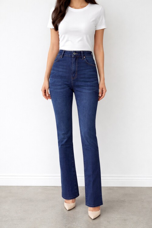 Orta Bel Lacivert Jean