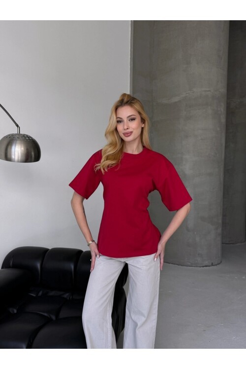 Bağlama Detaylı Kısa Kollu Tişört Siyah