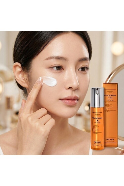 PRETTYSKIN Glutathione TX1 Vita Serum 50 ml | Aydınlatıcı ve Leke Karşıtı Cilt Serumu