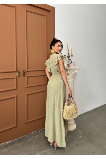 Beli Gipeli Haki Elbise