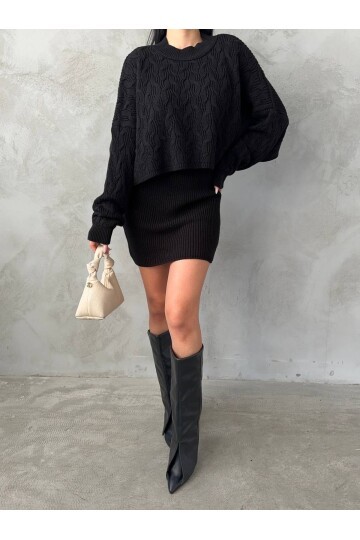 Elbise ve Kazak Triko Takım