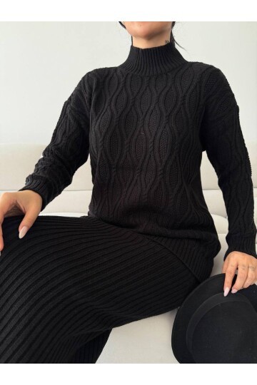 Etek ve Kazak Triko Takım