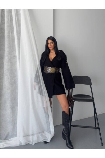 Kol Detay Triko Hırka