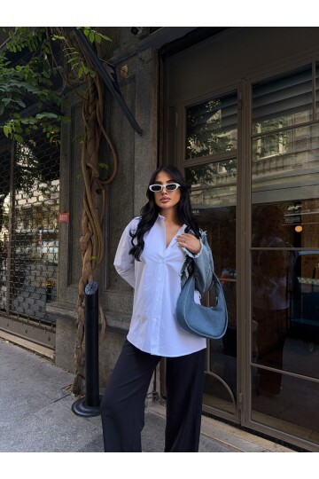 Kolu Kot Detay Tasarım Gömlek