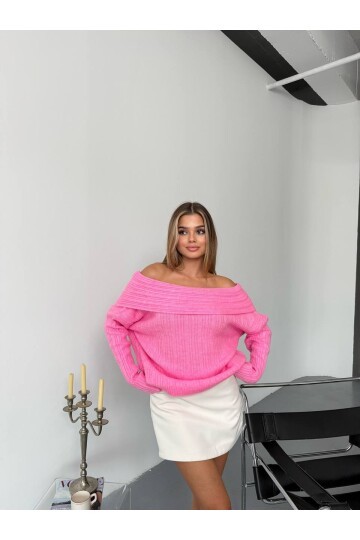 Madonna Yaka Triko Bluz