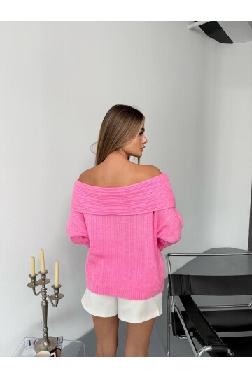 Madonna Yaka Triko Bluz