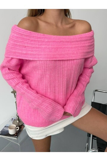 Madonna Yaka Triko Bluz