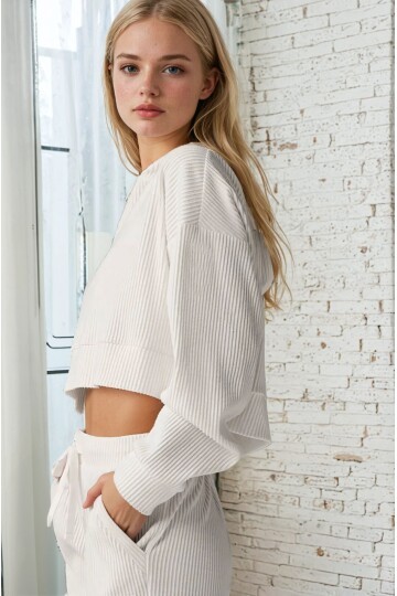 Modal Kumaş Ribana Detay Eşofman Takımı