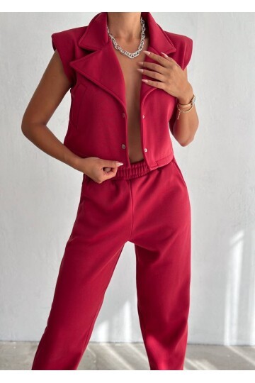 Yelek Eşofman Alt Üst Takım