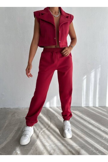 Yelek Eşofman Alt Üst Takım