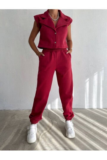 Yelek Eşofman Alt Üst Takım