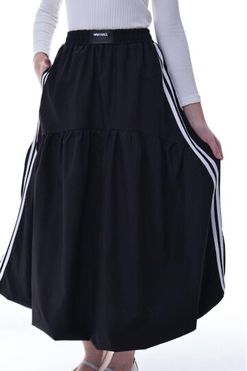 Kız Çocuk Balon Etek Siyah