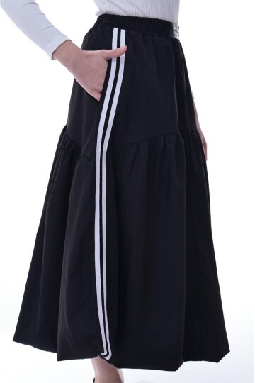 Kız Çocuk Balon Etek Siyah