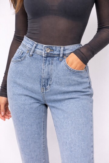 Açık Mavi Esnek Jean