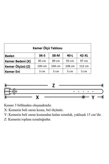 Çift D Tokalı Siyah Kadın Kemeri